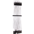 corsair diy cable premium individually sleeved atx 24 pin type4 gen4 white photo