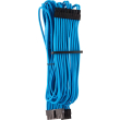 corsair diy cable premium individually sleeved atx 24 pin type4 gen4 blue photo