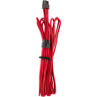 corsair diy cable premium individually sleeved eps12v cpu cable type4 gen4 red photo