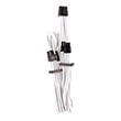 corsair diy cable premium individually sleeved pcie cable type4 gen4 white photo