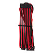 corsair diy cable premium individually sleeved pcie cable type4 gen4 red black photo