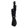 corsair diy cable premium individually sleeved split pcie cable 2 connectors type4 gen4 black photo