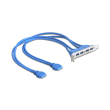 delock 82974 slot bracket usb 30 pin header 19 pi photo