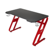 speedlinksl 660100 bkrd scarit gaming desk black red photo