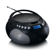 lenco scd 331bk portable radio cd mp3 usb bt photo