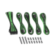 cablemod classic modmesh cable extension kit 8 8 series black light green photo