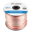 lanberg transparent speaker cable 2x40mm� 100m photo