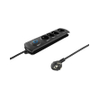 qoltec 50104 surge protector 4 sockets 15m me diakopti photo