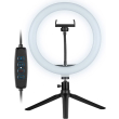 tracer led ring light 26cm with mini tripod traosw46747 photo