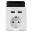 rev usb charger 2 fold white photo