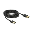 delock 84774 cable high speed hdmi with ethernet male male 3d 4k 3 m active slim high quality photo