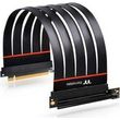 pci express extender 90 black pci e 40 16x 300mm photo