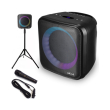 akai abts s6 portable speaker bluetooth karaoke usb tws led micro sd aux in aux out mic 20 w photo