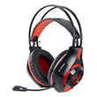 esperanza egh420r headphones with microphone deathstrike red photo