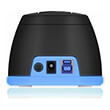 icy box ib 1124l c3 dockingstation for 1x hdd ssd with usb 30 type a or type c combo cable photo