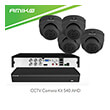 kit 4 kameron amiko 16ch 5mp kit540 photo