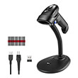 barcode scanner netum nt l6s 1d wireless 24g ccd with stand photo