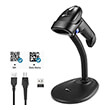 netum 2d wireless 24g qr barcode scanner with stand photo