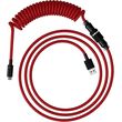 kalodio pliktrologioy hyperx usb c coiled cable red black 6j677aa photo