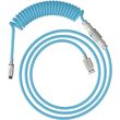 kalodio pliktrologioy hyperx usb c coiled cable light blue 6j680aa photo