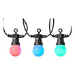 nedis wifilp03c10 smartlife decorative led party lights rgb 10 leds 9m photo