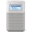 sony xdr v1btdw portable dab dab clock radio with bluetooth white photo