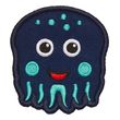 affenzahn velcro badge octopus blue photo