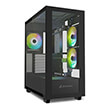 case sharkoon rebel c60 rgb atx pc case black photo