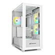 case sharkoon rebel c60 rgb atx pc case white photo