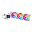 lian li galahad ii lcd 360 sl inf white aio gpu liquid cooler with argb infinity fans photo