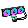 lian li galahad ii trinity 360 black aio gpu liquid cooler with argb fans photo