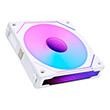 lian li uni fan infinity sl inf 120 reverse blade white argb pwm case fan 1pcs no controller photo
