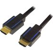 logilink chb004 hdmi cable a m to a m 4k 60 hz certified black blue 18m photo