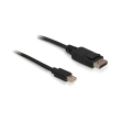 delock 82698 cable mini displayport 12 male displayport male 4k 1m photo