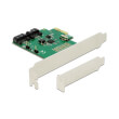 delock 90392 2 port sata pci express card with raid photo