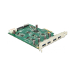 delock 89325 4 x external usb 30 a pci express card photo