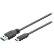 goobay 67890 usb 30 superspeed adapter cable usb c plug 1m photo