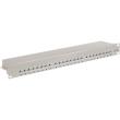 goobay 90855 24 port stp cat6a 1u 19 patch panel grey photo