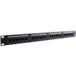 goobay 93866 24 port unshielded cat6 1u 19 patc photo