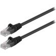 goobay 68643 u utp patchcable cat5e 05m black photo