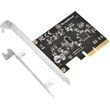 controller card silverstone pci express to usb c 32 20gbps sst ecu04 e photo