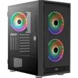 case aerocool graphite g bk v3 midi tower window black photo