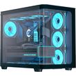 case aerocool p500c g bk v1 midi tower tempered glass black photo
