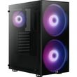 case aerocool python midi tower tempered glass black photo