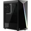 case aerocool shard g bk midi tower tempered glass black photo