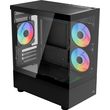 case aerocool viewport mini g bk v2 mini tower tempered glass black photo