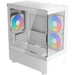 case aerocool viewport mini g wh v2 mini tower tempered glass white photo