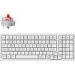 mixaniko pliktrologio keychron k4 pro hs red switch white backlight white k4p o1 photo