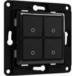 shelly wall switch 4 black photo
