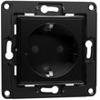 shelly wall socket black photo